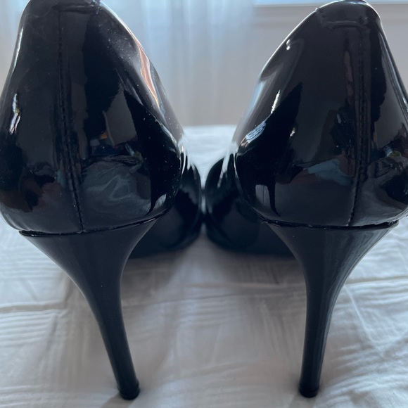 Wishbone leather black heels - Picture 2 of 2